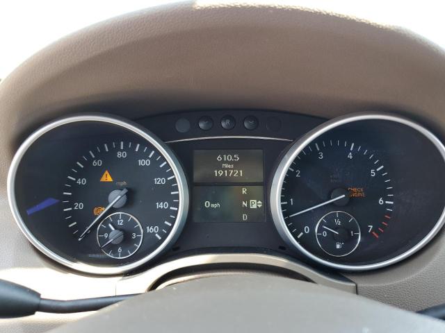 4JGBB8GB9BA725596 - 2011 MERCEDES-BENZ ML 350 4MATIC GRAY photo 9