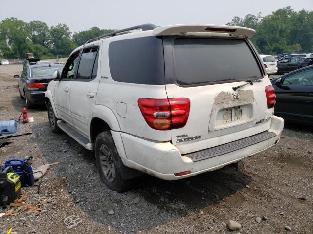 5TDBT48A23S159558 - 2003 TOYOTA SEQUOIA LIMITED WHITE photo 2