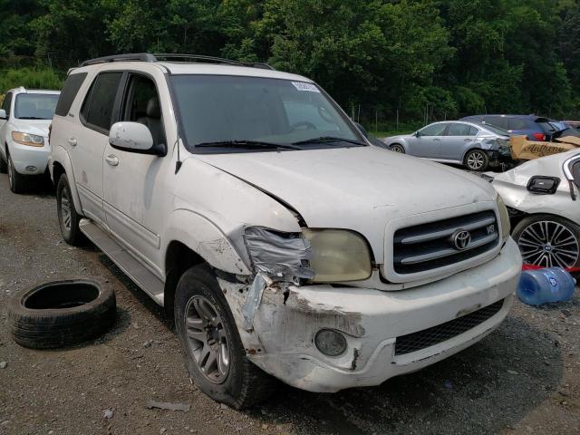 5TDBT48A23S159558 - 2003 TOYOTA SEQUOIA LIMITED WHITE photo 4