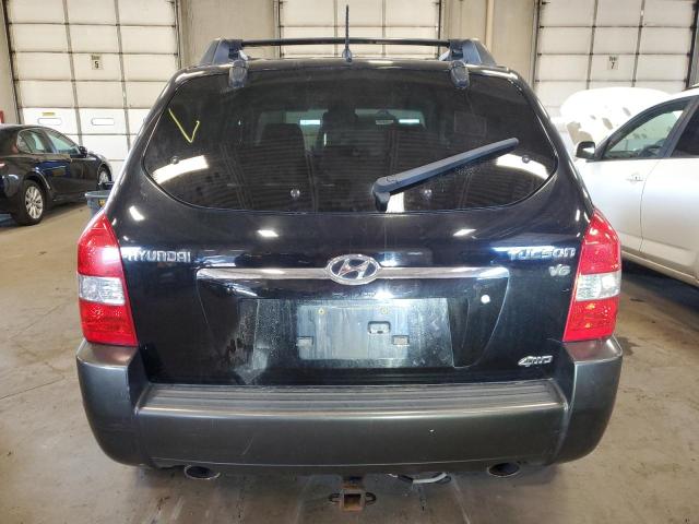 KM8JN72DX7U484515 - 2007 HYUNDAI TUCSON SE BLACK photo 6