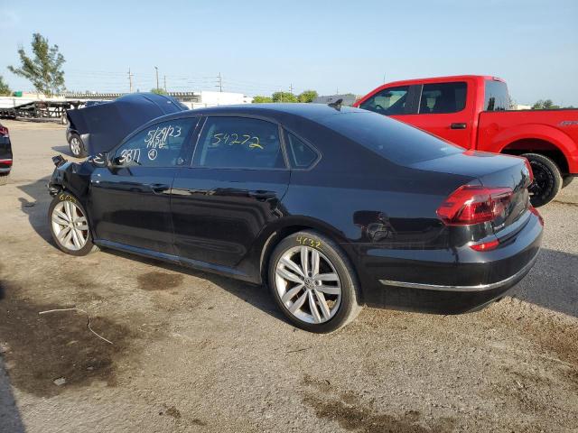 1VWLA7A30KC003877 - 2019 VOLKSWAGEN PASSAT WOLFSBURG BLACK photo 2