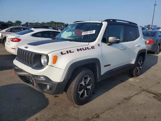 ZACNJBC10KPJ96454 - 2019 JEEP RENEGADE TRAILHAWK WHITE photo 1