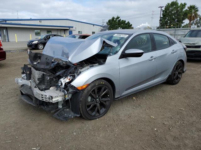 SHHFK7G4XJU216123 - 2018 HONDA CIVIC SPORT 银色 照片 2