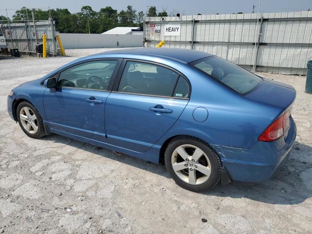 1HGFA16866L070380 - 2006 HONDA CIVIC EX BLUE photo 2