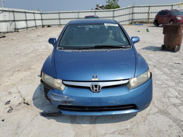 1HGFA16866L070380 - 2006 HONDA CIVIC EX BLUE photo 5
