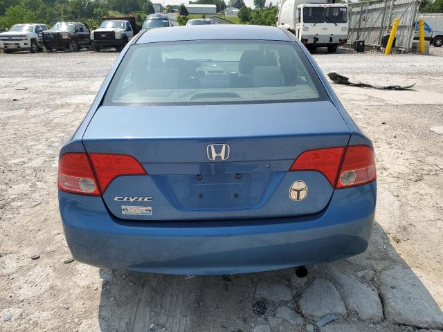 1HGFA16866L070380 - 2006 HONDA CIVIC EX BLUE photo 6