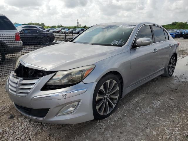 KMHGC4DH4CU193307 - 2012 HYUNDAI GENESIS 5.0L SILVER photo 1