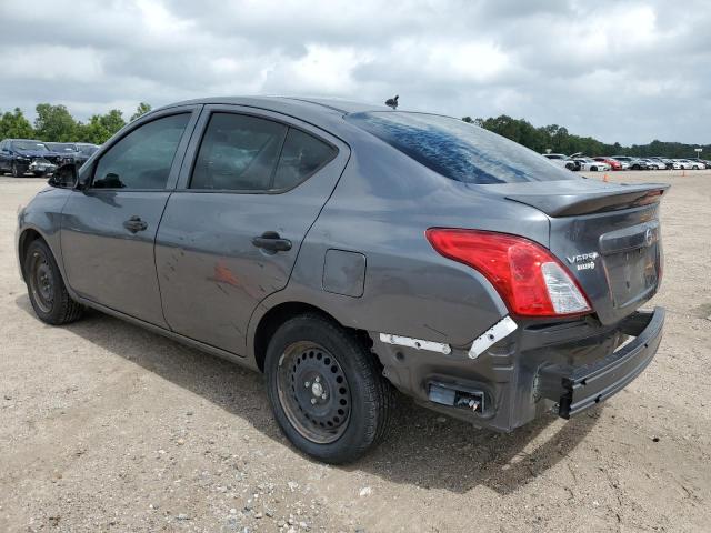 3N1CN7AP7JL814379 - 2018 NISSAN VERSA S GRAY photo 2