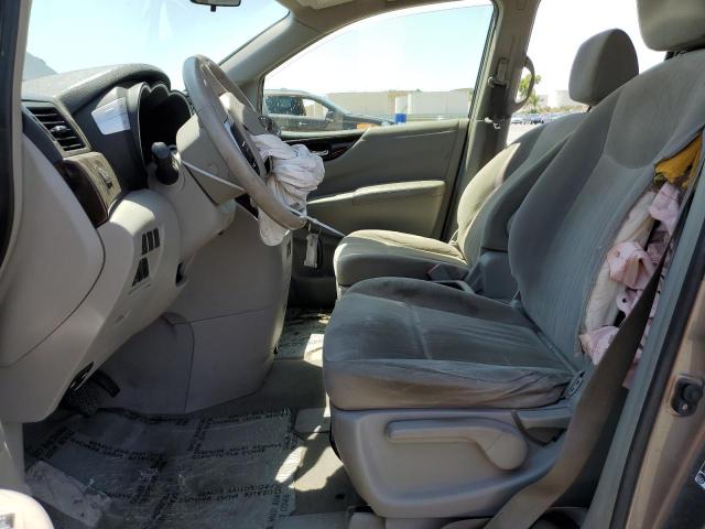 JN8AE2KP8F9123257 - 2015 NISSAN QUEST S BROWN photo 7