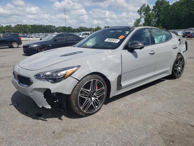 KNAE55LC1P6127337 - 2023 KIA STINGER GT2 GRAY photo 1