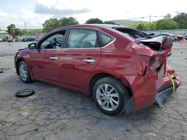 3N1AB7AP3FL671180 - 2015 NISSAN SENTRA S BURGUNDY photo 2