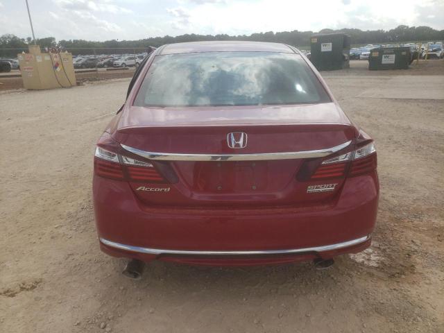 1HGCR2F15HA176967 - 2017 HONDA ACCORD SPORT SPECIAL EDITION RED photo 6