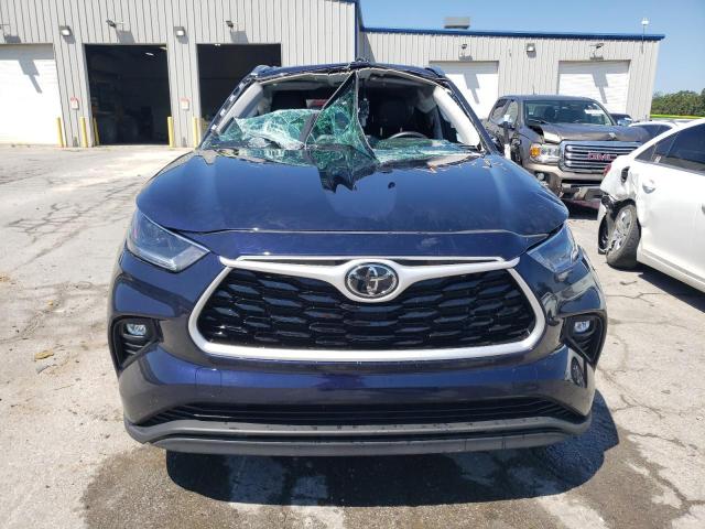5TDGZRBH1MS556218 - 2021 TOYOTA HIGHLANDER XLE Կապույտ լուսանկար 5