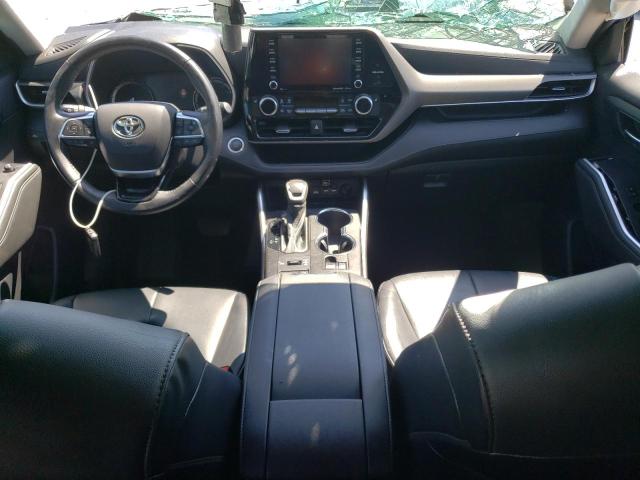5TDGZRBH1MS556218 - 2021 TOYOTA HIGHLANDER XLE Կապույտ լուսանկար 8