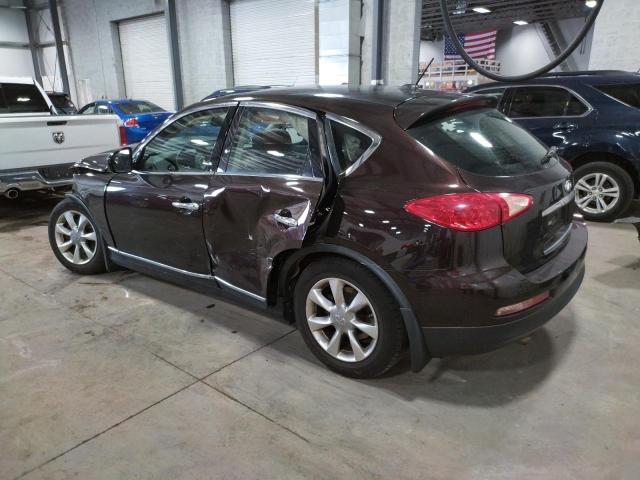 JNKAJ09F78M354853 - 2008 INFINITI EX35 BASE მუქწითელი ფოტო 2