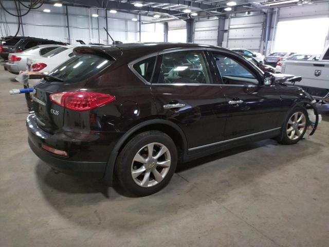 JNKAJ09F78M354853 - 2008 INFINITI EX35 BASE მუქწითელი ფოტო 3