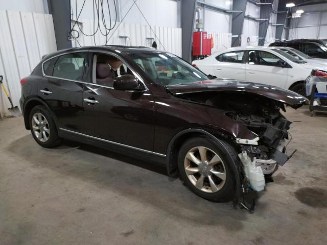 JNKAJ09F78M354853 - 2008 INFINITI EX35 BASE მუქწითელი ფოტო 4