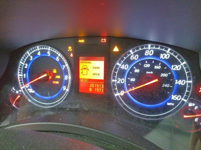 JNKAJ09F78M354853 - 2008 INFINITI EX35 BASE მუქწითელი ფოტო 9