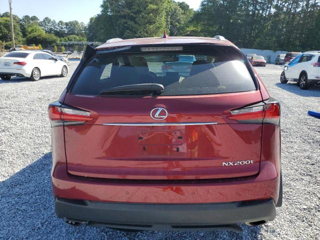 JTJBARBZ4G2054211 - 2016 LEXUS NX 200T BASE BURGUNDY photo 6