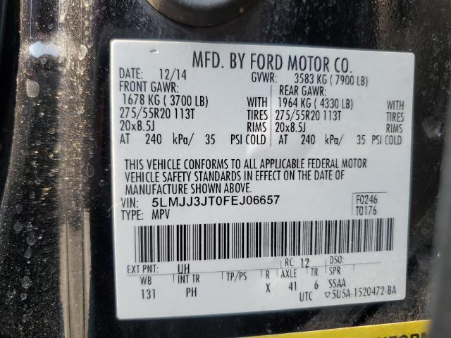 5LMJJ3JT0FEJ06657 - 2015 LINCOLN NAVIGATOR L შავი ფოტო 13