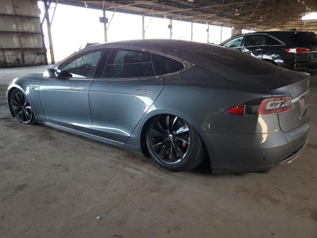 5YJSA1DN0DFP14798 - 2013 TESLA MODEL S 青绿色 照片 2