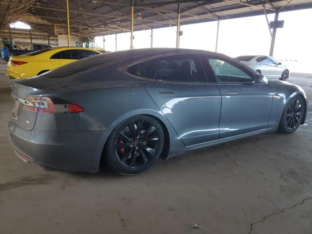 5YJSA1DN0DFP14798 - 2013 TESLA MODEL S 青绿色 照片 3