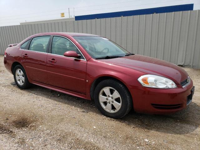 2G1WT57K591290574 - 2009 CHEVROLET IMPALA 1LT MAROON photo 4