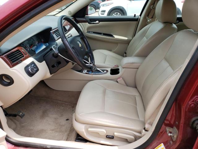 2G1WT57K591290574 - 2009 CHEVROLET IMPALA 1LT MAROON photo 7