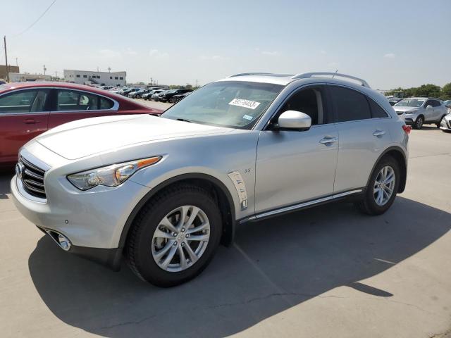 JN8CS1MU7EM452297 - 2014 INFINITI QX70 SILVER photo 1