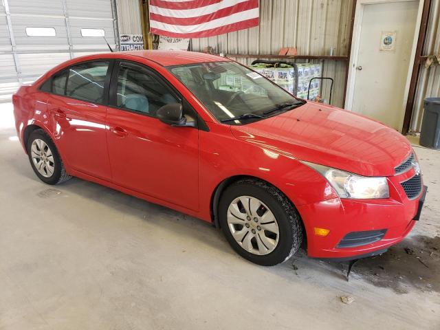 1G1PB5SHXE7144543 - 2014 CHEVROLET CRUZE LS RED photo 4