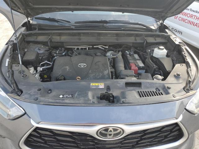 5TDGZRBH7LS031517 - 2020 TOYOTA HIGHLANDER XLE GRAY photo 12