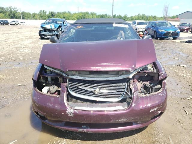 3C3EL45H4XT554078 - 1999 CHRYSLER SEBRING JX BURGUNDY photo 5