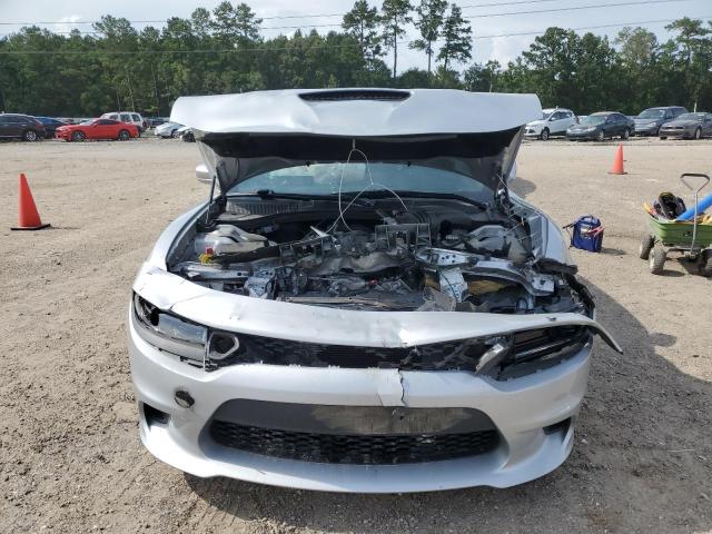 2C3CDXGJ2NH123024 - 2022 DODGE CHARGER SCAT PACK SILVER photo 5