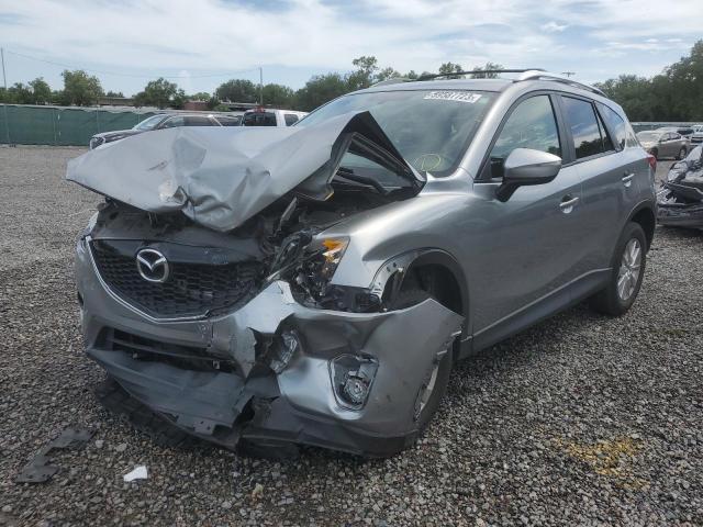 JM3KE2CY0F0542612 - 2015 MAZDA CX-5 TOURING GRAY photo 1