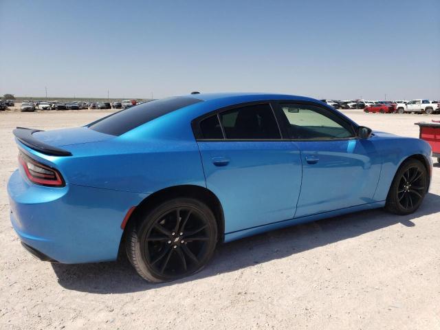 2C3CDXBG1JH336505 - 2018 DODGE CHARGER SXT BLUE photo 3