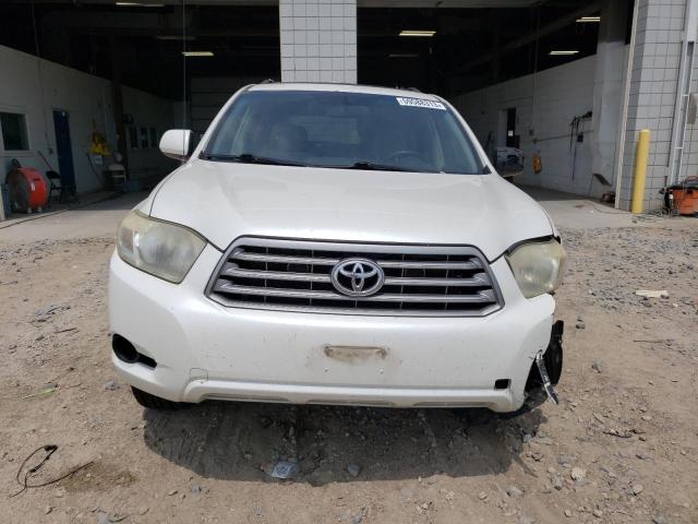 JTEES41AX82045702 - 2008 TOYOTA HIGHLANDER WHITE photo 5