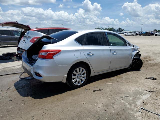 3N1AB7AP1HY331273 - 2017 NISSAN SENTRA S SILVER photo 3