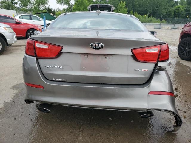 5XXGN4A77EG318013 - 2014 KIA OPTIMA EX GRAY photo 6