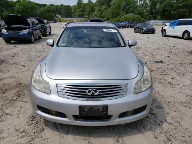 JNKBV61F98M263543 - 2008 INFINITI G35 SILVER photo 5