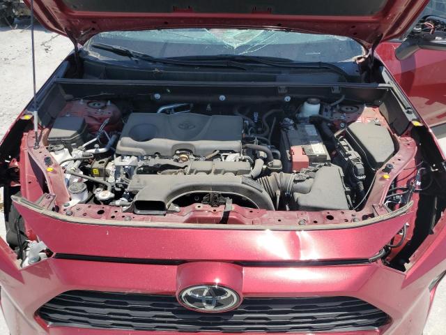 2T3C1RFV8MW123421 - 2021 TOYOTA RAV4 XLE PREMIUM RED photo 12