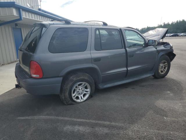 1D4HS38N23F617662 - 2003 DODGE DURANGO SPORT GRAY photo 3