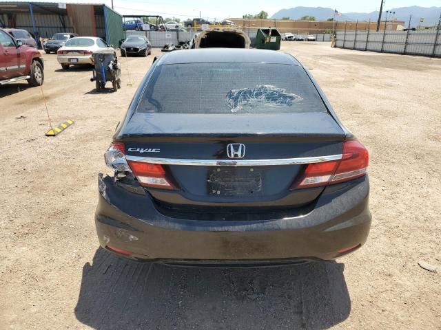 2HGFB2F54DH508414 - 2013 HONDA CIVIC LX BLACK photo 6