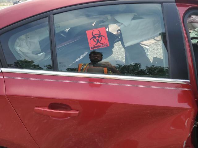 1G1PC5SB7D7198132 - 2013 CHEVROLET CRUZE LT RED photo 10