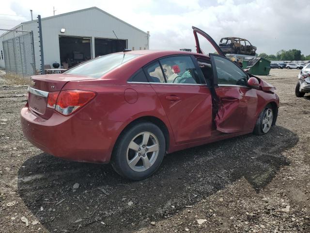 1G1PC5SB7D7198132 - 2013 CHEVROLET CRUZE LT RED photo 3