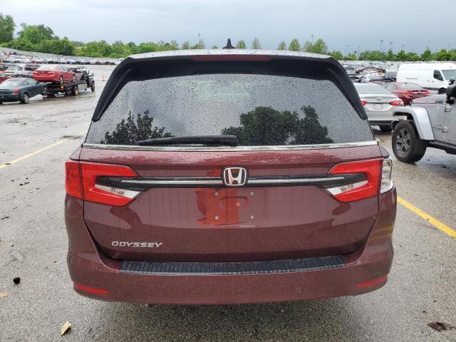 5FNRL6H78MB003061 - 2021 HONDA ODYSSEY EXL BURGUNDY photo 6