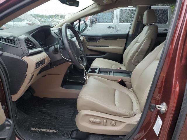 5FNRL6H78MB003061 - 2021 HONDA ODYSSEY EXL BURGUNDY photo 7