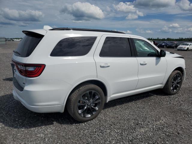 1C4RDJDGXNC223970 - 2022 DODGE DURANGO GT WHITE photo 3