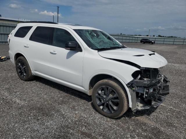 1C4RDJDGXNC223970 - 2022 DODGE DURANGO GT WHITE photo 4