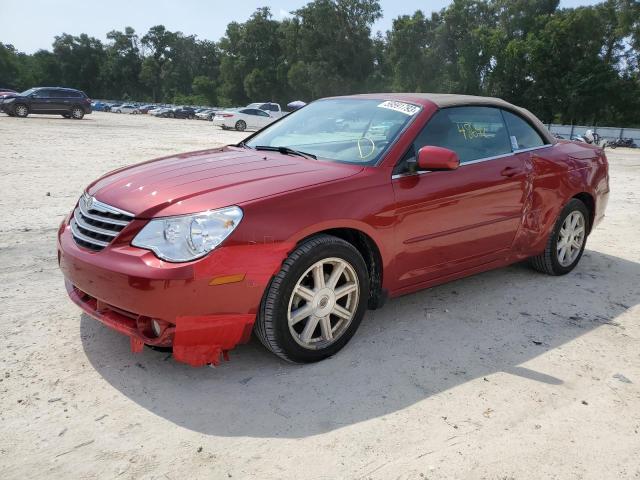 1C3LC55R98N100691 - 2008 CHRYSLER SEBRING TOURING RED photo 1