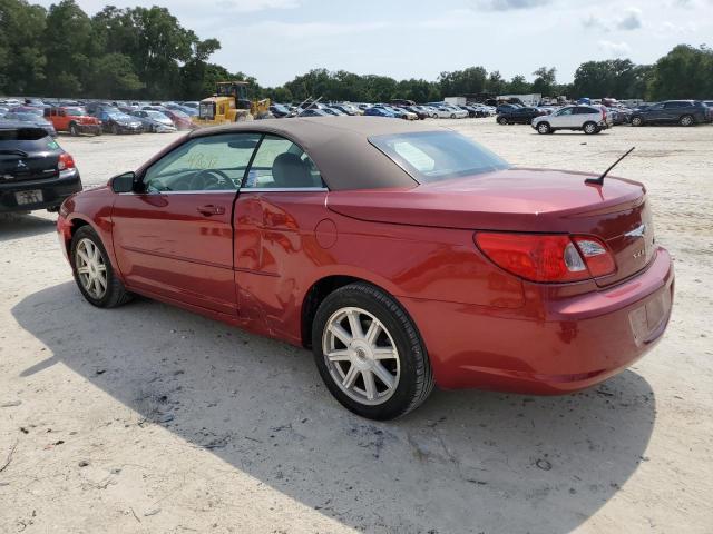 1C3LC55R98N100691 - 2008 CHRYSLER SEBRING TOURING RED photo 2